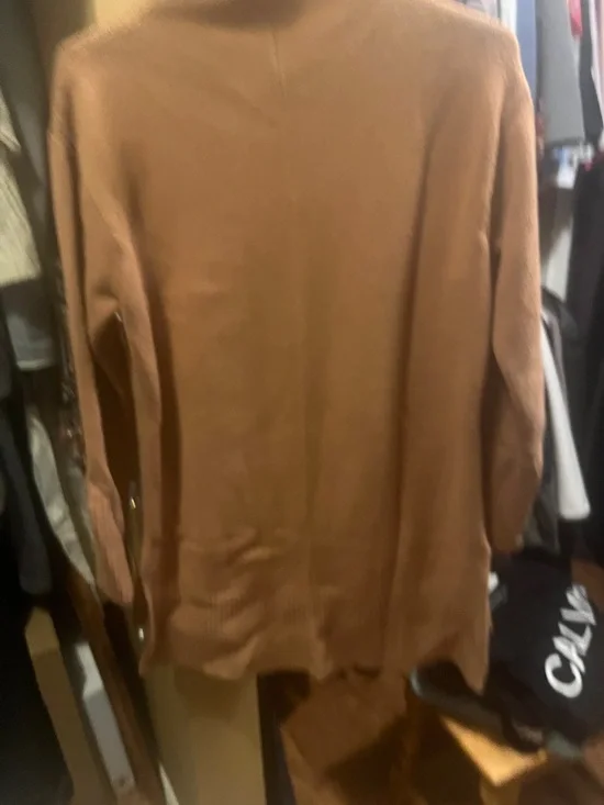 Moth Women's tan Brown Turtleneck Sweater - Picture 2 of 2